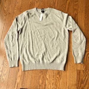 JCrew slim Xl tan sweater 35% wool dry clean only